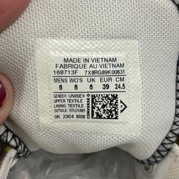 Converse All Star High Top Camo Print Sneakers Unisex M 6 W8 - Picture 4 of 11